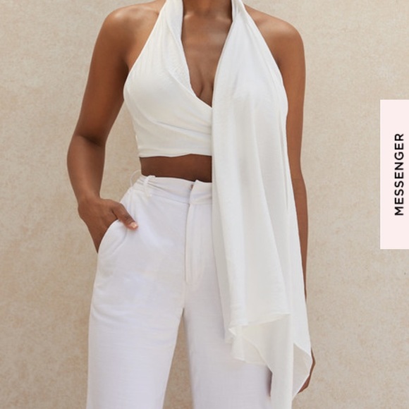 House of CB Tops - Ephrasia White Top
